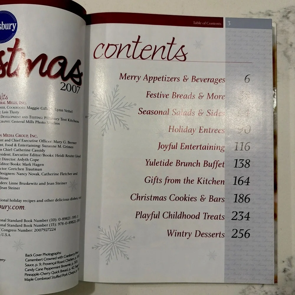 Pillsbury Christmas 2007 Cookbook By Taste Of Homes Books/General Mills